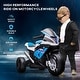 preview thumbnail 11 of 14, Aosom Licensed 6V Kids Ride on Motorcycle, Off-Road Battery Powered Three Wheels Dirtbike with USB, AUX