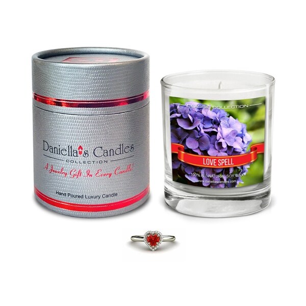 Love Spell Jewelry Candle, Ring Size 8