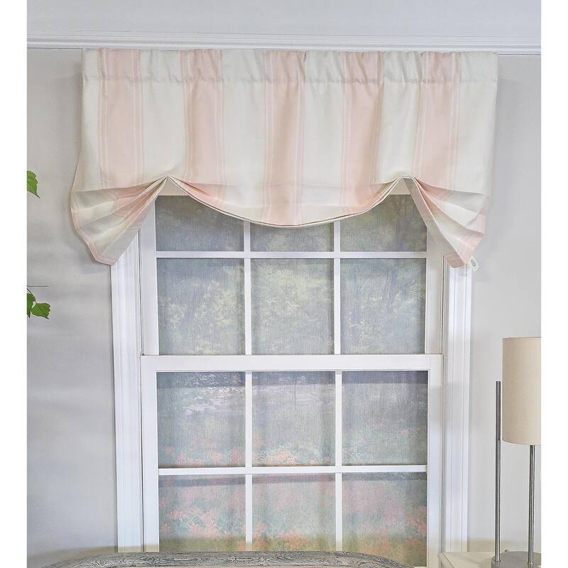RLF Home Faded Stripe Butterfly Valance