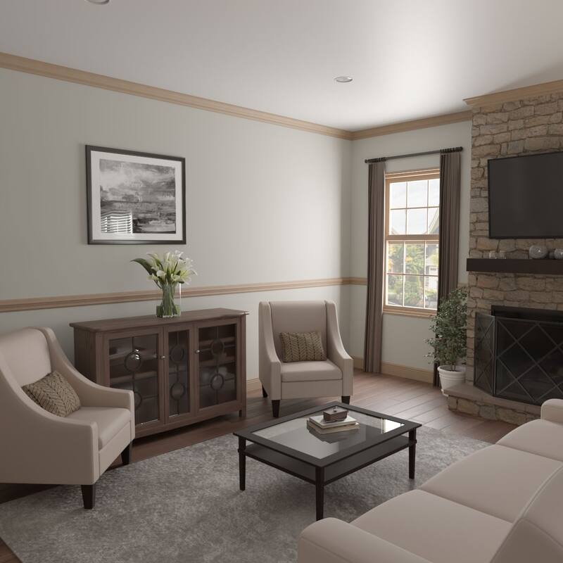 WM518: 9/16-in D x 5-1/4-in W x 96-in L Americraft Solid Hardwood Stain Grade Base Moulding