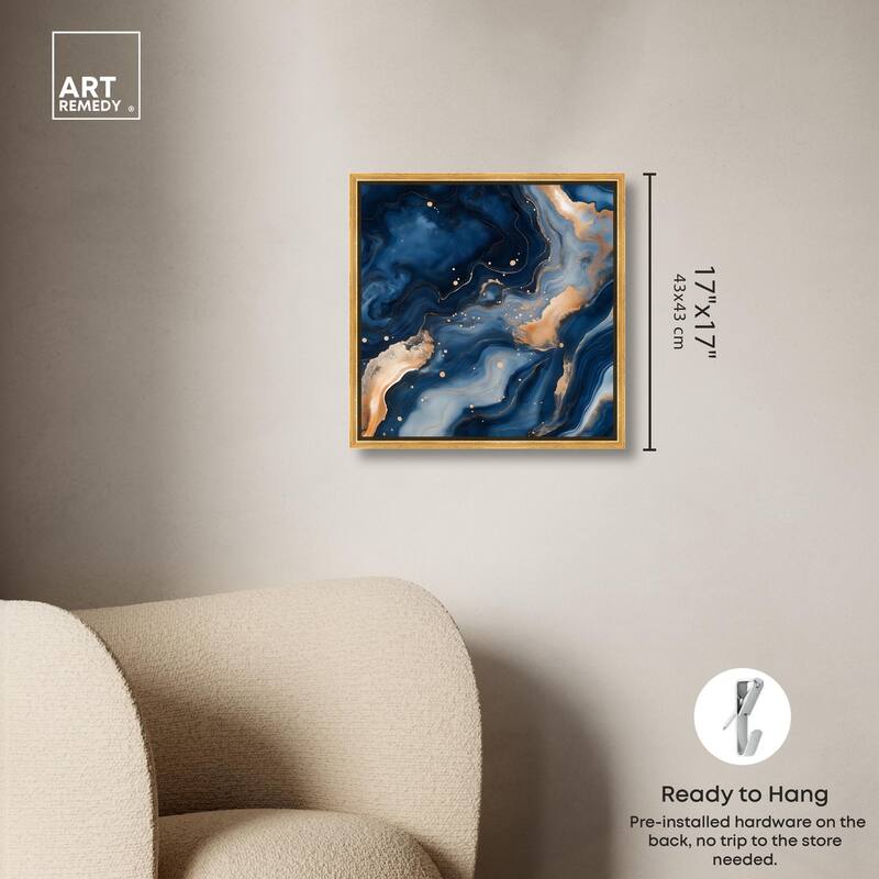 Deep Sea Geode III Canvas by Art Remedy