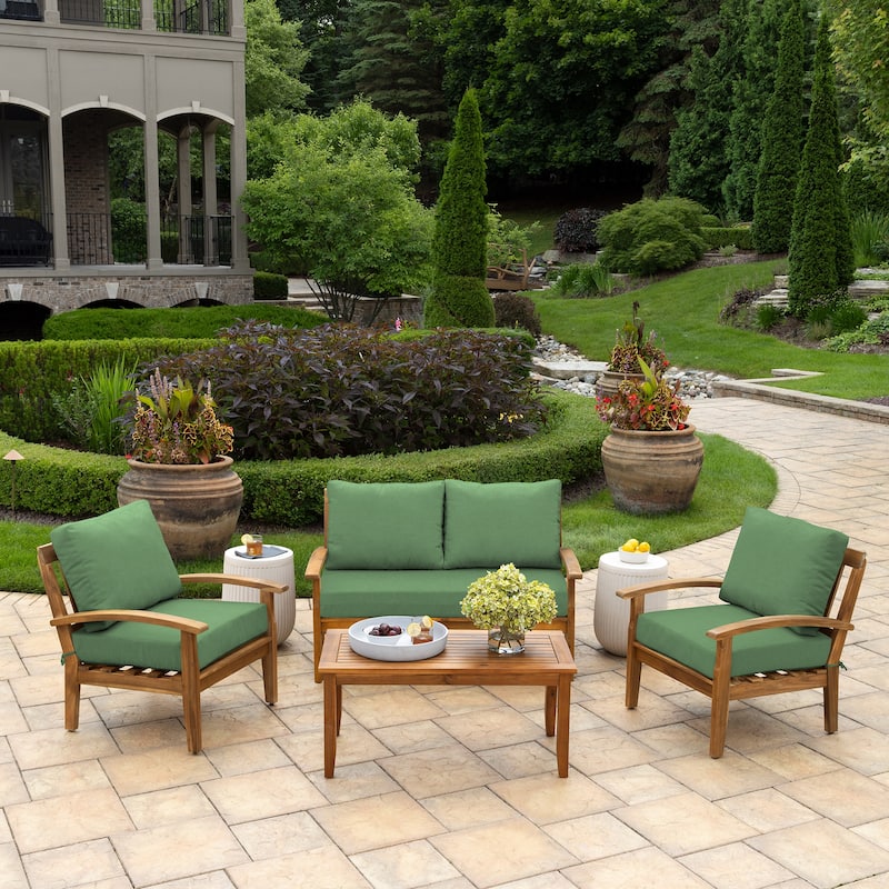 ARDEN Outdoor Loveseat Cushion Set, 48 x 24
