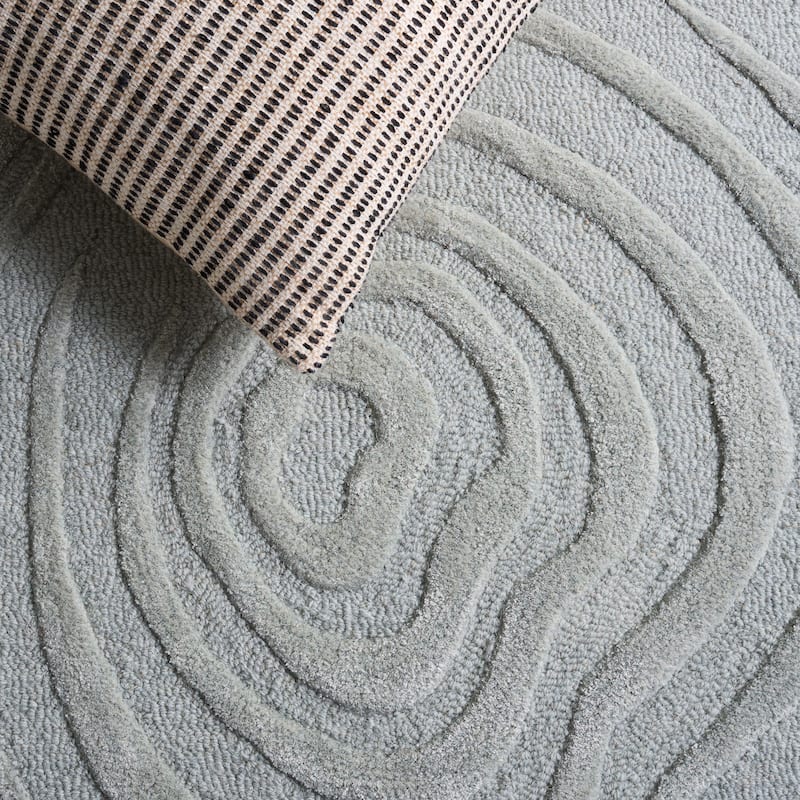 SAFAVIEH Handmade Glamour Oprica Contemporary Wool Rug