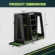 preview thumbnail 10 of 8, Golf Bag Storage Organizer for Garage, Premium Wooden 2 Golf Bags Rack with Drawer, Easy Assemble Golf Club Stand/Holder