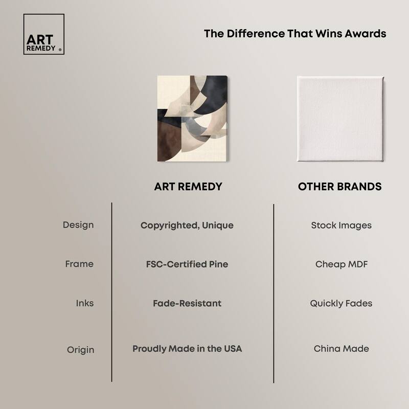 Planar Curves Canvas by Art Remedy, Gallery Wrapped