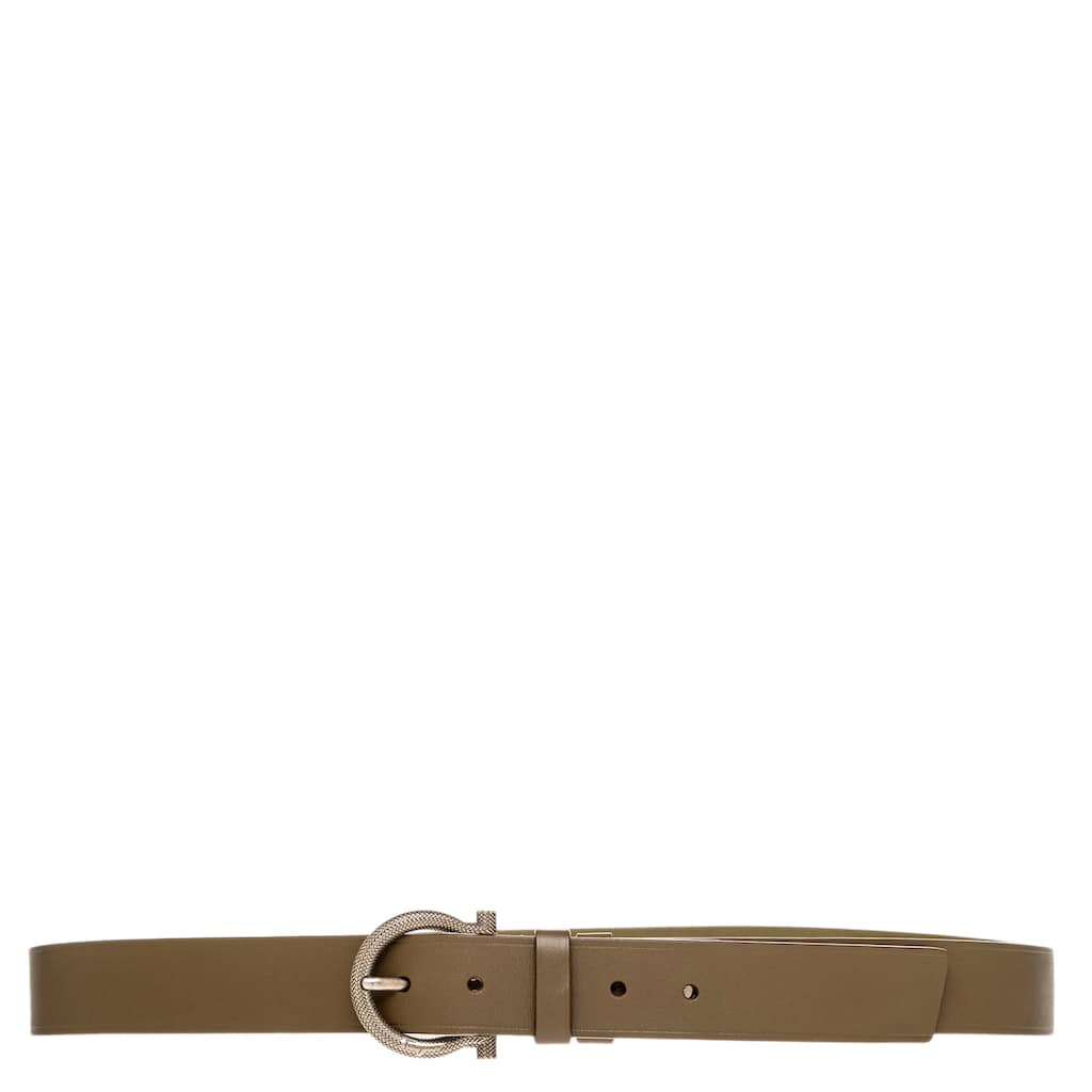 Ferragamo Men's Gancio Belt 1.3" Wide
