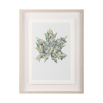 Verdant Details II Framed Art Print