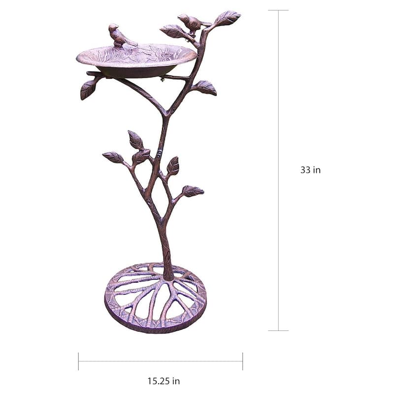 Premium Meadow Bird Bath