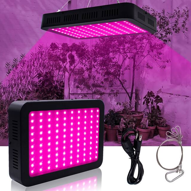 1800W 180 x 10W Full Spectrum Plant Lamp Single Control - Black - Black
