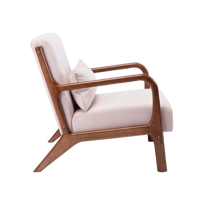 Porthos Home Ibby Accent Chair, Fabric Upholstery, Rubberwood Frame