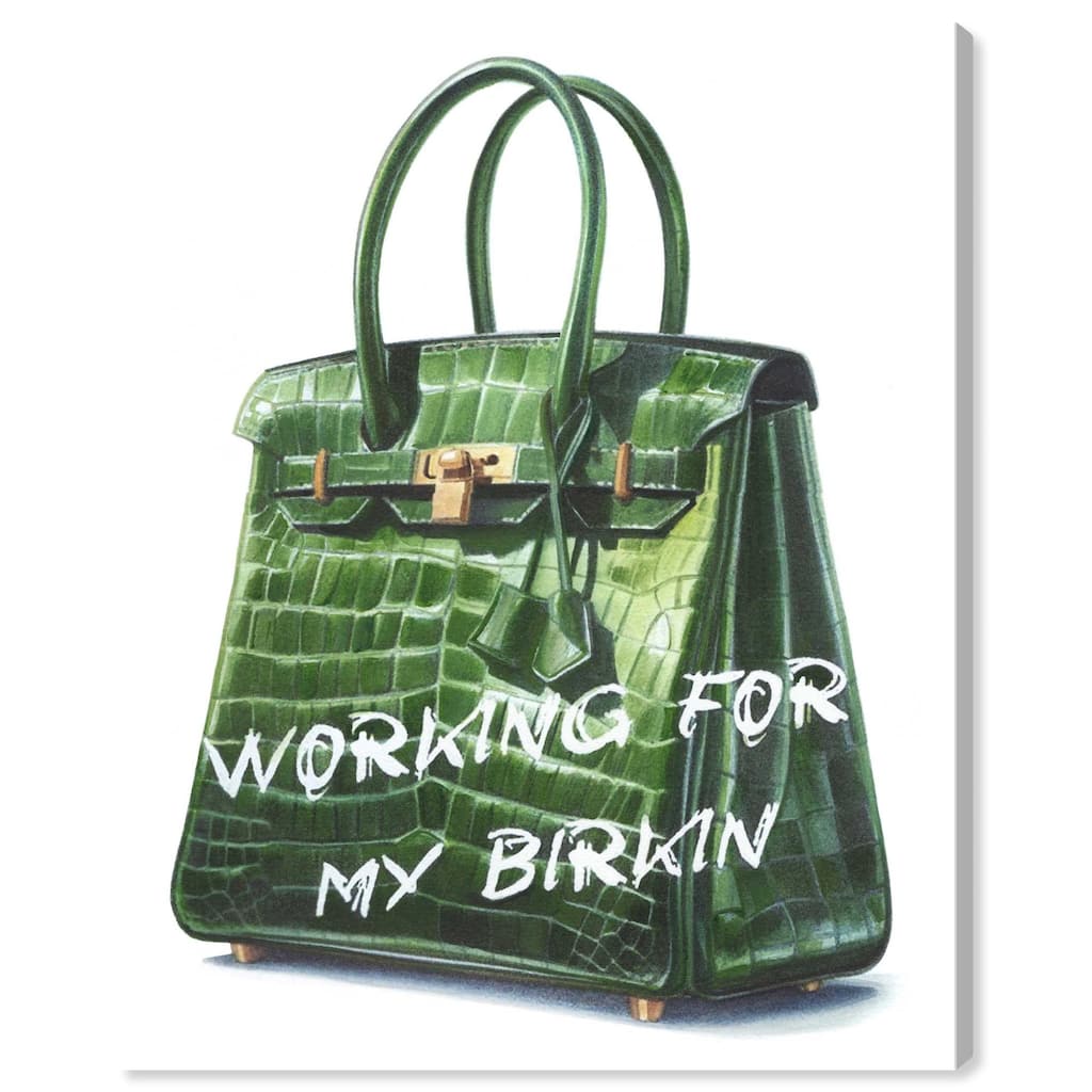 Doll Memories - Greeny Dream Canvas by Art Remedy, Gallery Wrapped