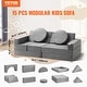 preview thumbnail 4 of 19, VEVOR Extra Soft Flip-out Toddler Foam Sofa or Chair with High-density 25D Sponge
