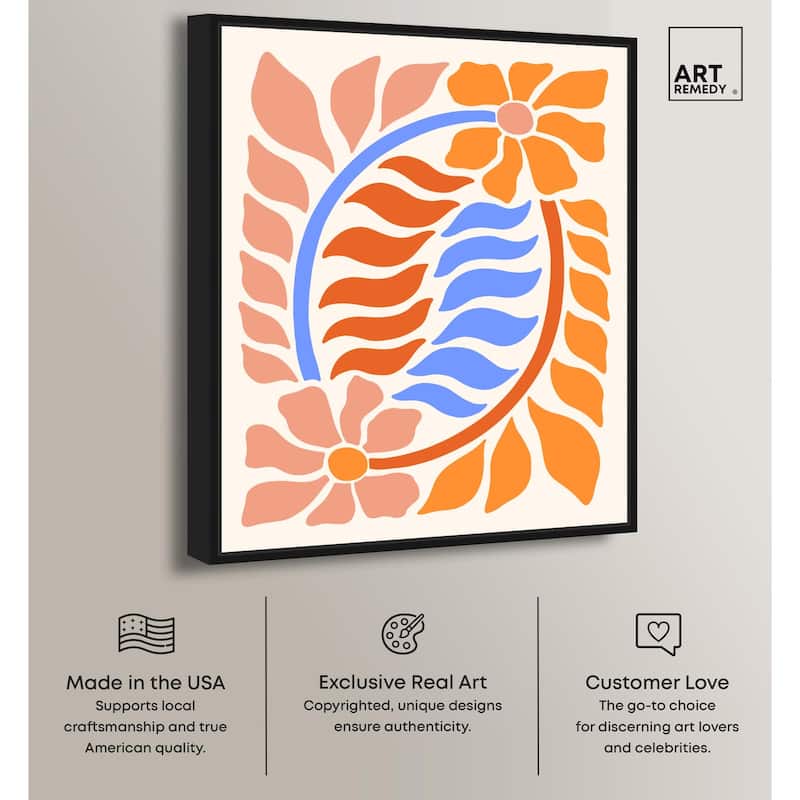 Floral Vine II Canvas by Art Remedy