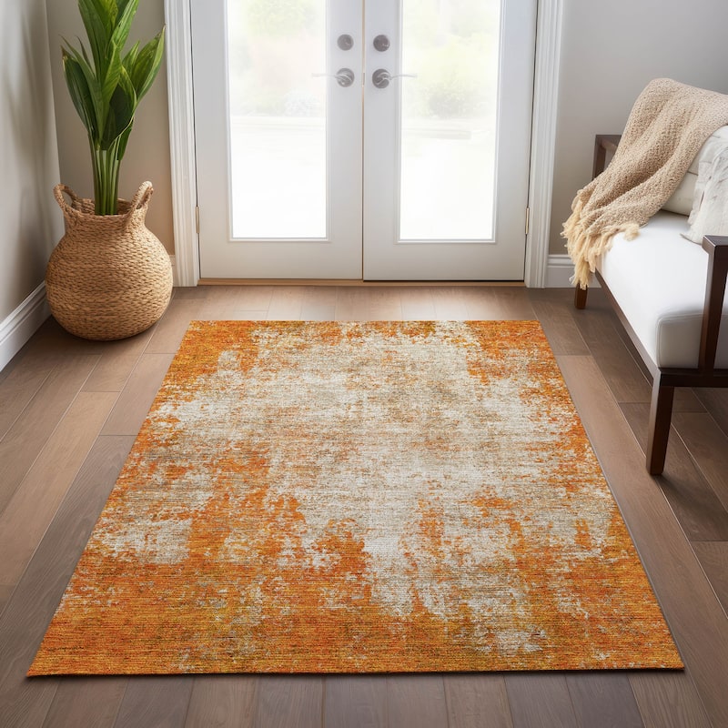 Machine Washable Indoor/ Outdoor Chantille Rug