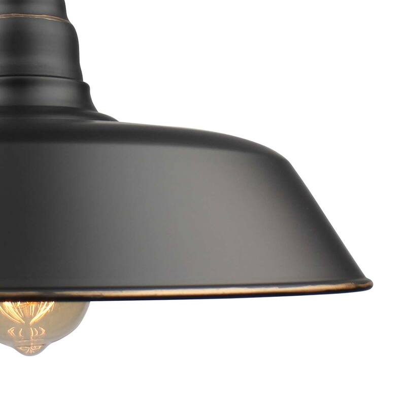 Gwen 1 Light Outdoor Pendant - Imperial Black
