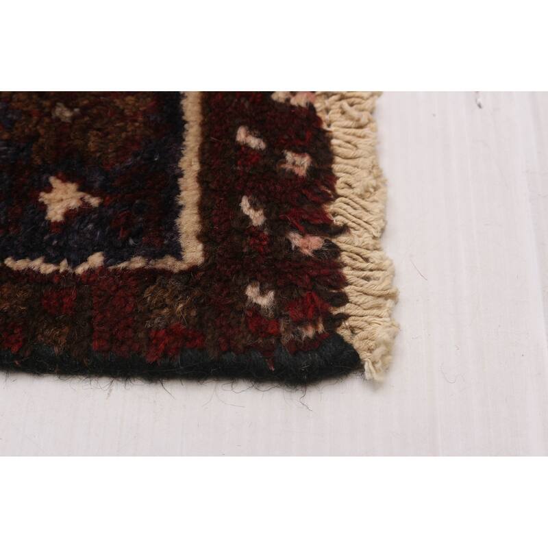 ECARPETGALLERY Hand-knotted Andelz Red Wool Rug - 3'7 x 14'0
