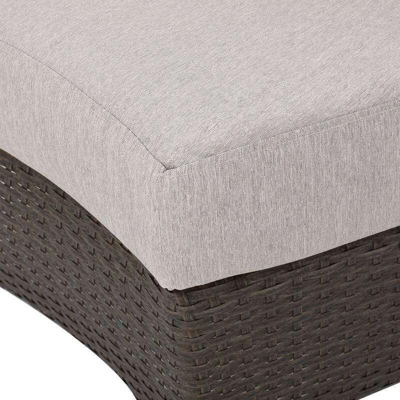 Newton Outdoor 4-seater Sectional Sofa Set by Christopher Knight Home