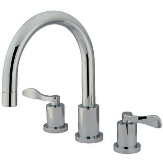 NuWave French 3-Hole Deck Mount Roman Tub Faucet