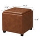 preview thumbnail 22 of 93, Adeco Storage Ottoman With Tray