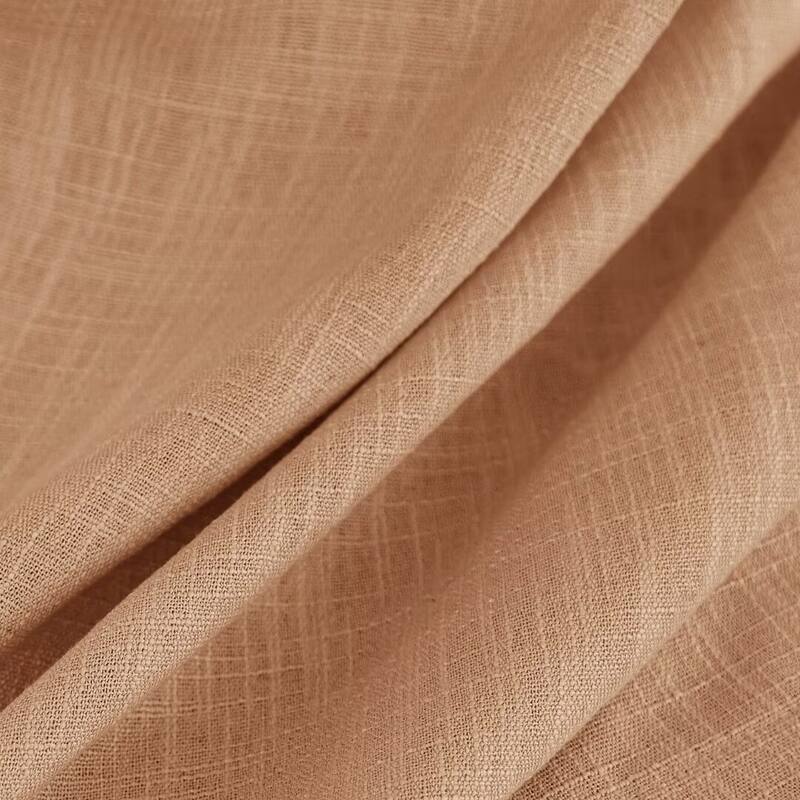 Linen Texture Light Filtering Grommet Panel Pair