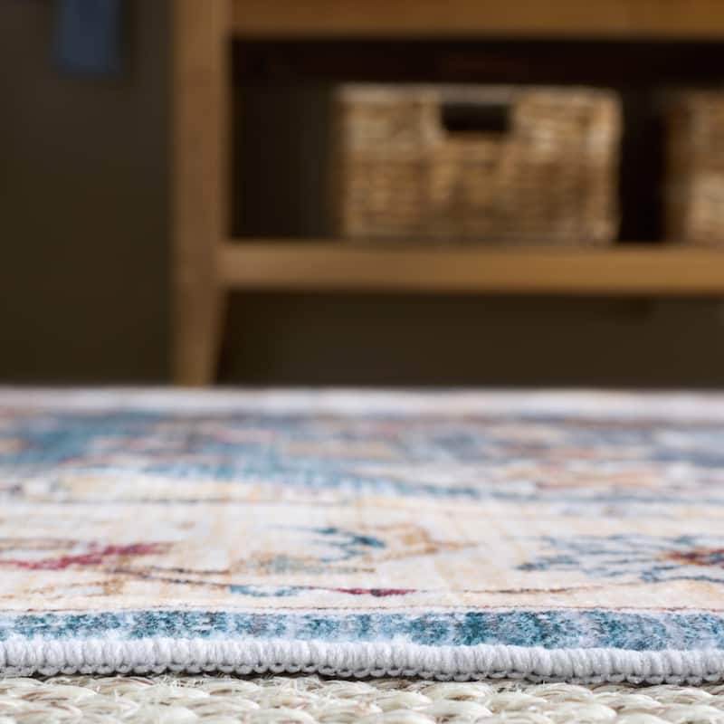 Martha Stewart Radina Machine Washable & Slip Resistant Rug