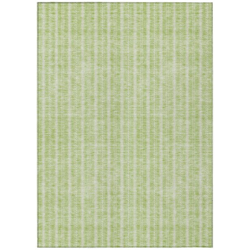 Machine Washable Indoor/ Outdoor Chantille Stripe Twist Rug