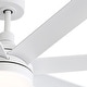 preview thumbnail 28 of 44, 65 Inch Black/White/Gold LED Ceiling Fan with Light Remote(8-Blade)
