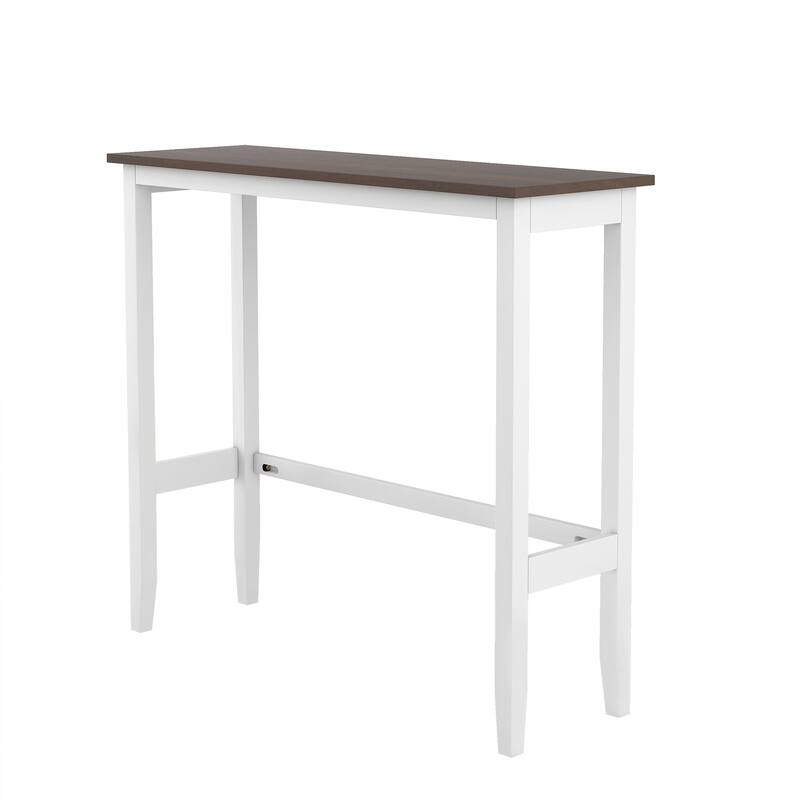 3-Piece Dining Table and Chair Set, Small Counter Height Table and Chair Set with Kitchen Breakfast Nook and 2 Chairs
