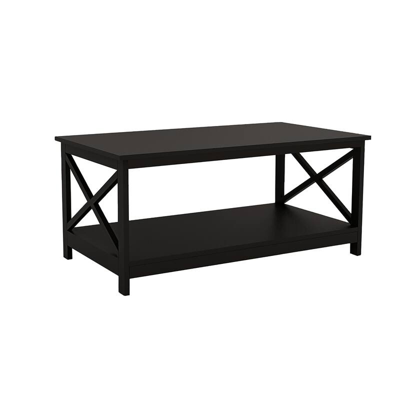 Moda Coffee Table Oxford End Table-Black Color