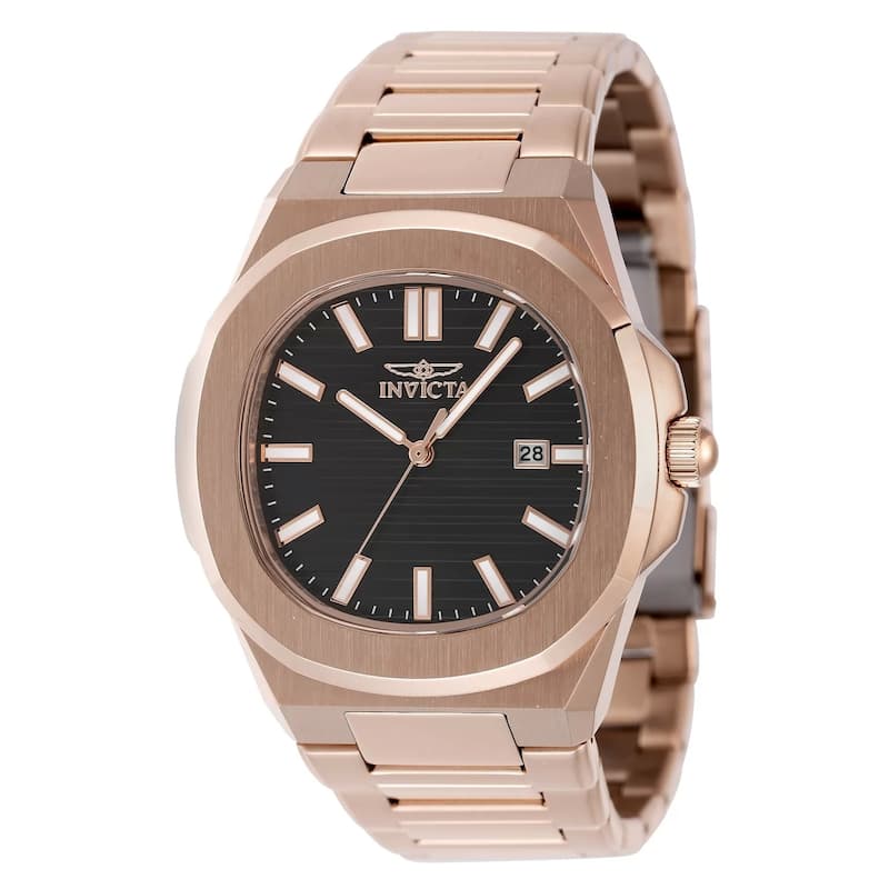 Invicta Men's 48519 Speedway Quartz 3 Hand Brown Dial Watch