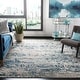 preview thumbnail 57 of 74, SAFAVIEH Madison Loane Modern Abstract Rug 10' x 14' - Grey/Blue
