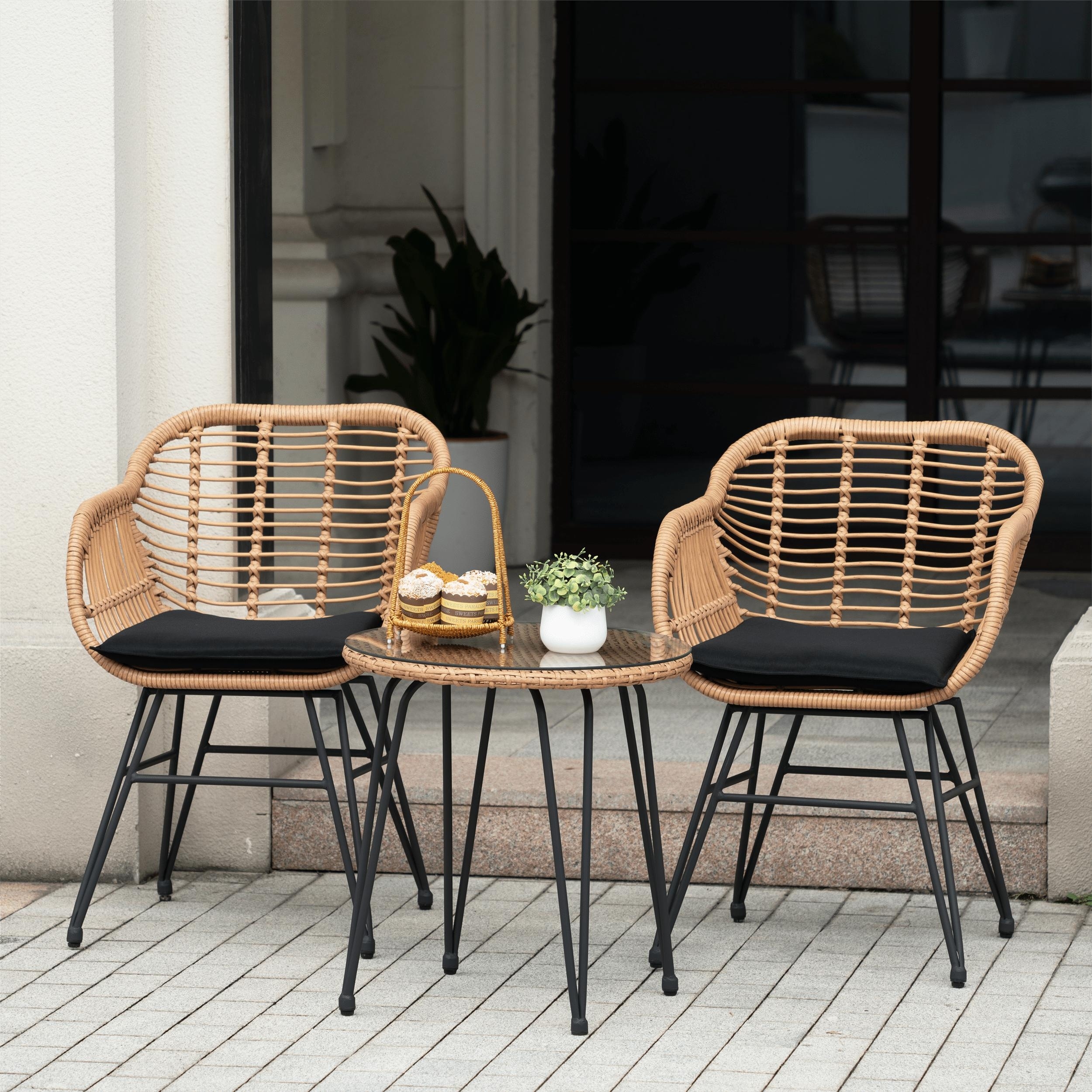 Vintage outdoor bistro set hot sale