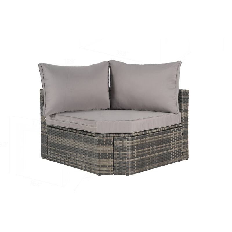 Outdoor Patio Sofa Set for Poolside Relaxation and Entertainment