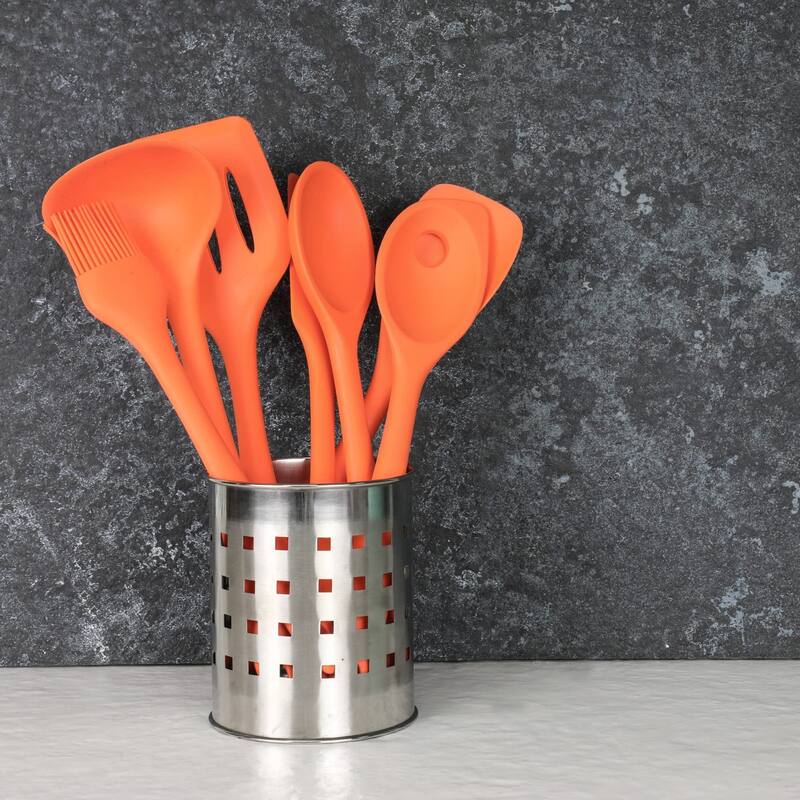 Chef Craft 7 Piece Premium Silicone Kitchen Tool and Utensil Set
