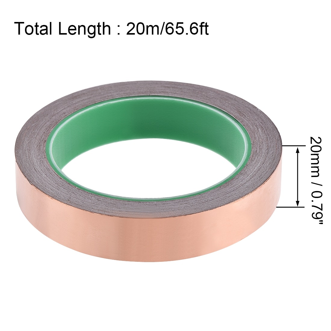 Copper Tape Conductive Adhesive Tape Copper Foil Tape for Guitars Shielding  Electric Repair(20m) 