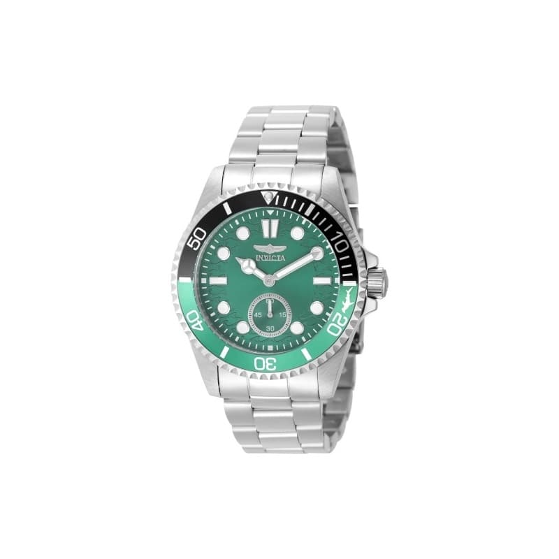 Invicta Men's 49433 Pro Diver Quartz VD78 Green Dial Watch