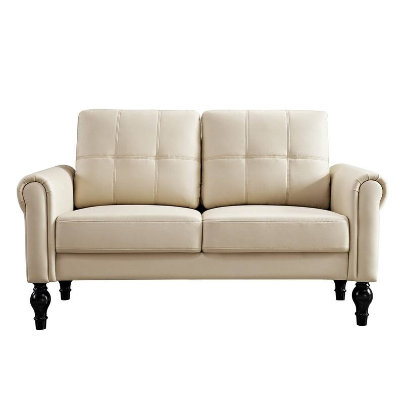 60.6 Inches Loveseat Sofa, Comfy Couches for Small Spaces