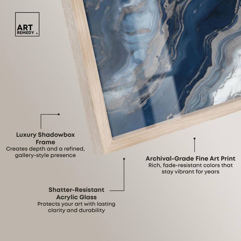 Deep Sea Geode I Shadowbox by Art Remedy