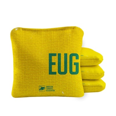 Eugene Yellow Dual Sided Cornhole Bags