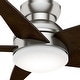 preview thumbnail 3 of 2, Casablanca 44" Isotope Low Profile Ceiling Fan with LED Light Kit and Wall Control