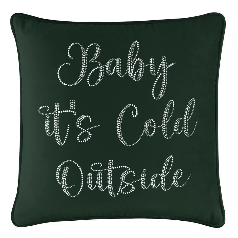 Sparkles Home Baby It's Cold Outside Pillow