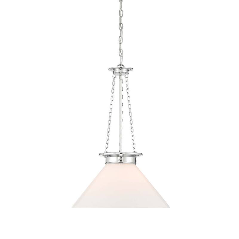 Savoy House 7-1011-1 Myers 18" Wide Pendant - Polished Nickel
