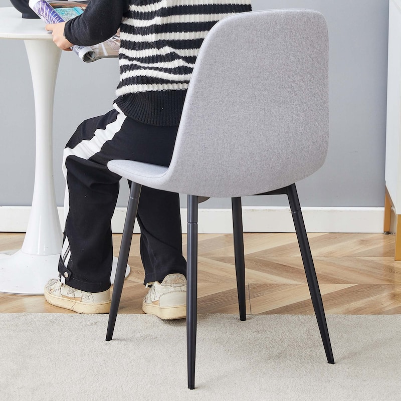 Comfortable Linen-Cotton Dining Chair Set