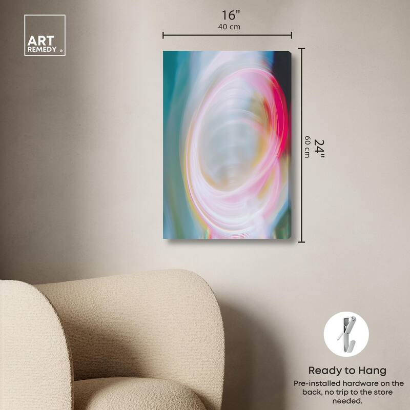 Swirling Light III Canvas by Art Remedy, Gallery Wrapped