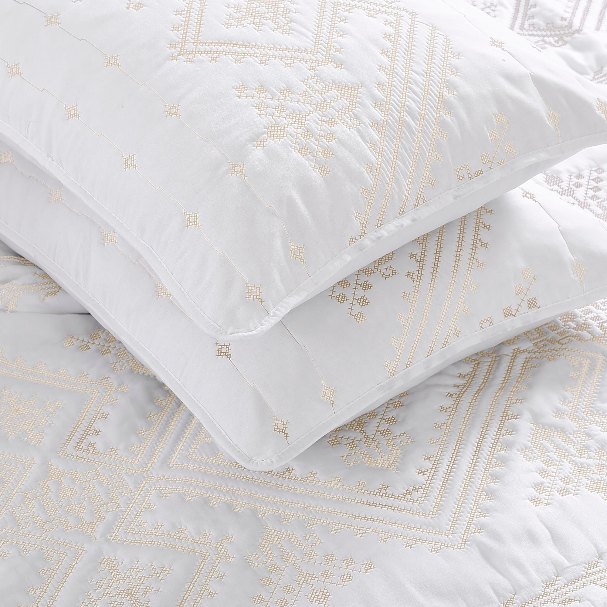 silver cross vintage pink bedding