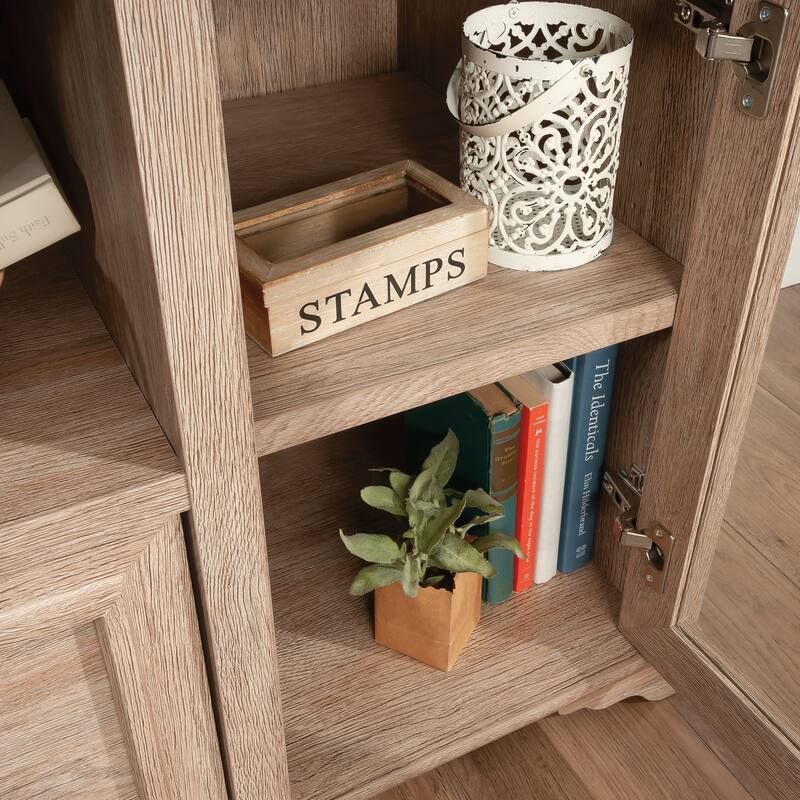 Credenza, Lateral File, File Cabinet , Office Storage Cabinet Brown finish