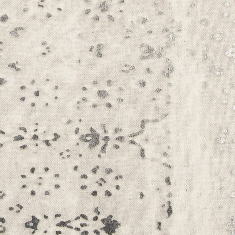 Rizzy Home Modern Silver Metallic Tribal Inspired Throw Pillow