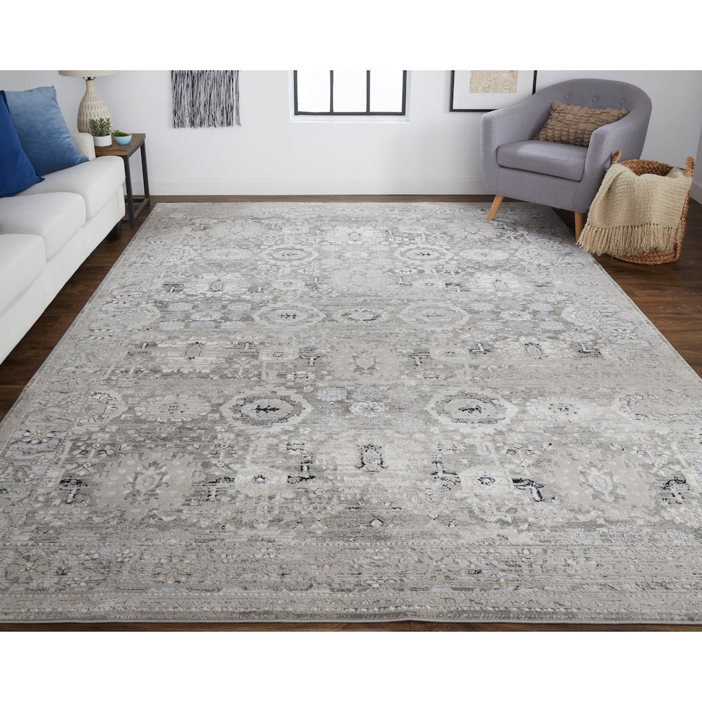 Grand Bazaar Adana Machine Made Oriental Transitional Area Rug