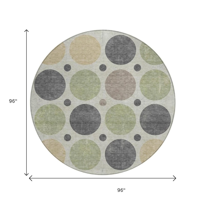 HomeRoots Geometric Transitional Rectangle Outdoor Rug