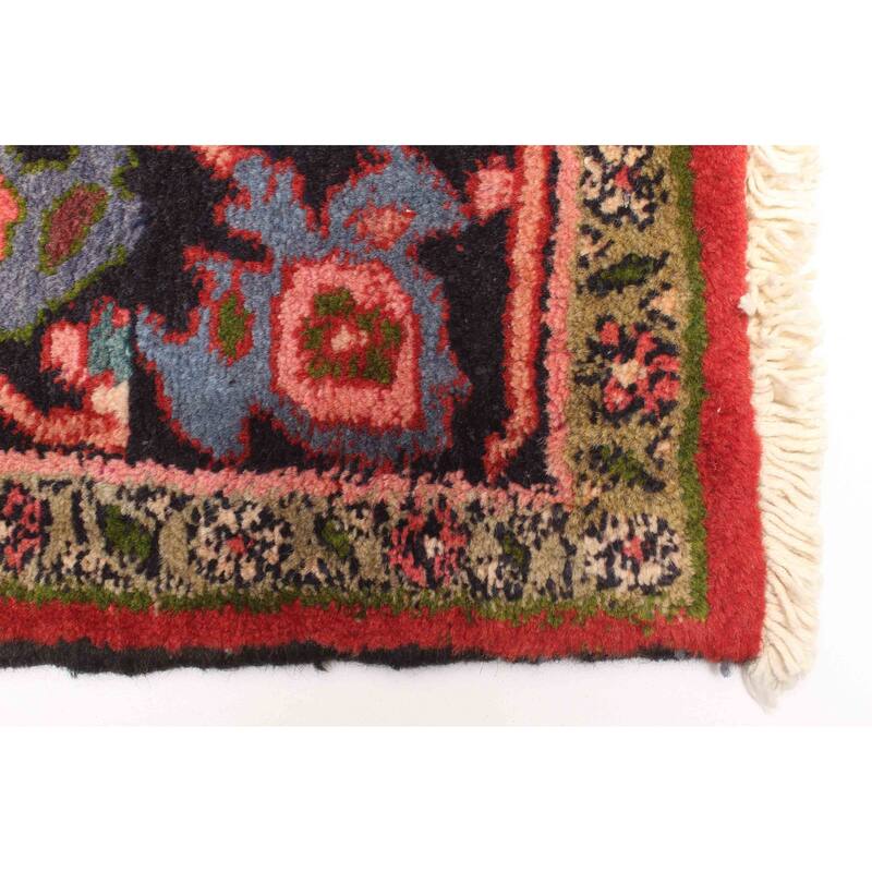 ECARPETGALLERY Hand-knotted Andelz Red Wool Rug - 4'3 x 7'7